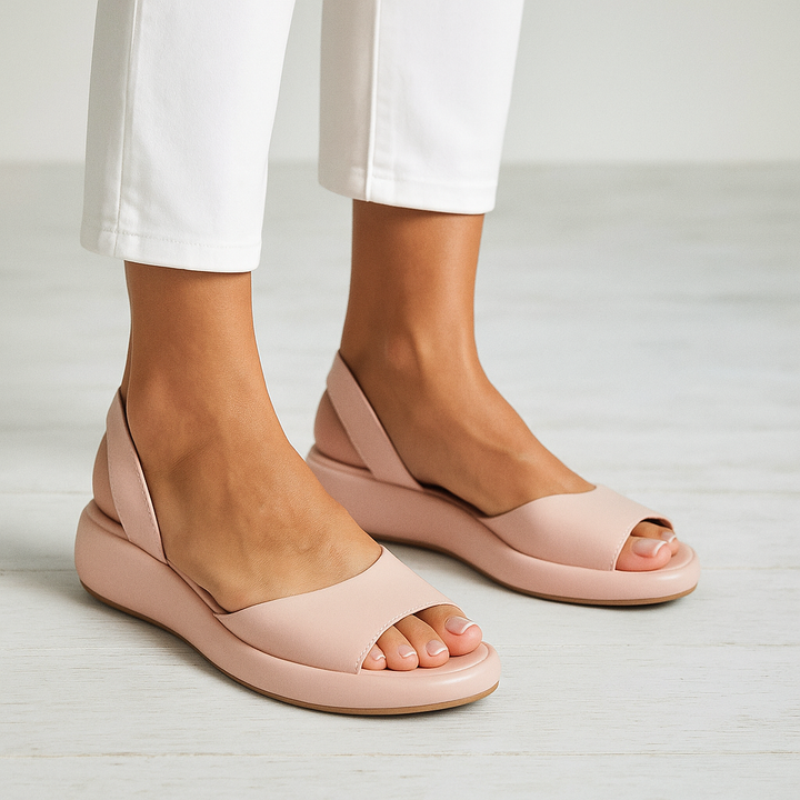 Avenli - Open-Toe Rubber Sole Sandals