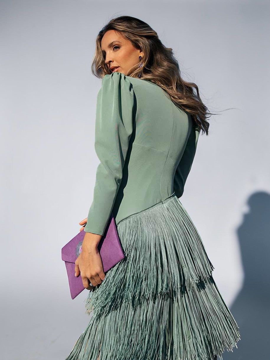 Solyne - Cascade Fringe Dress