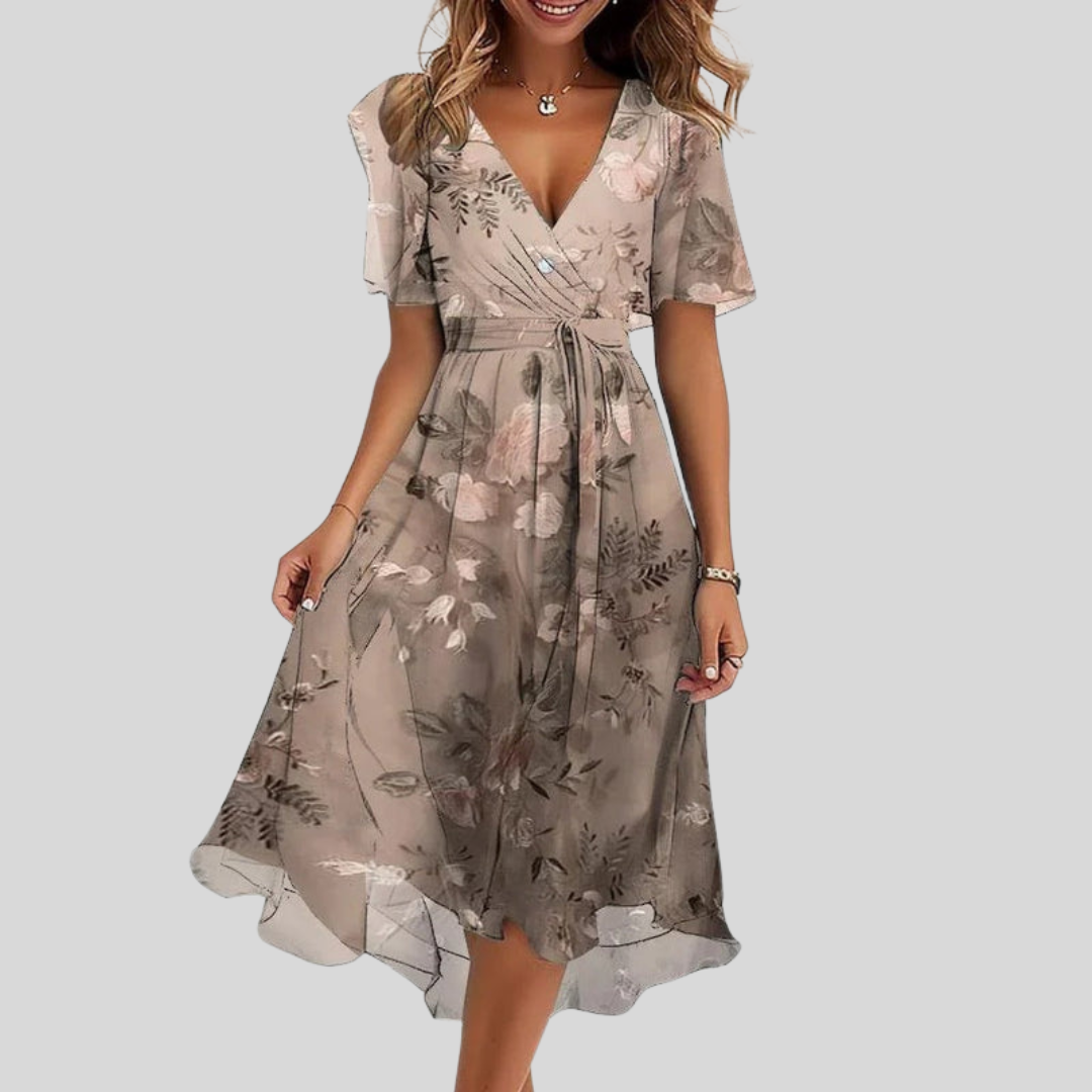 Zaleia - Asymmetric Hem Dress