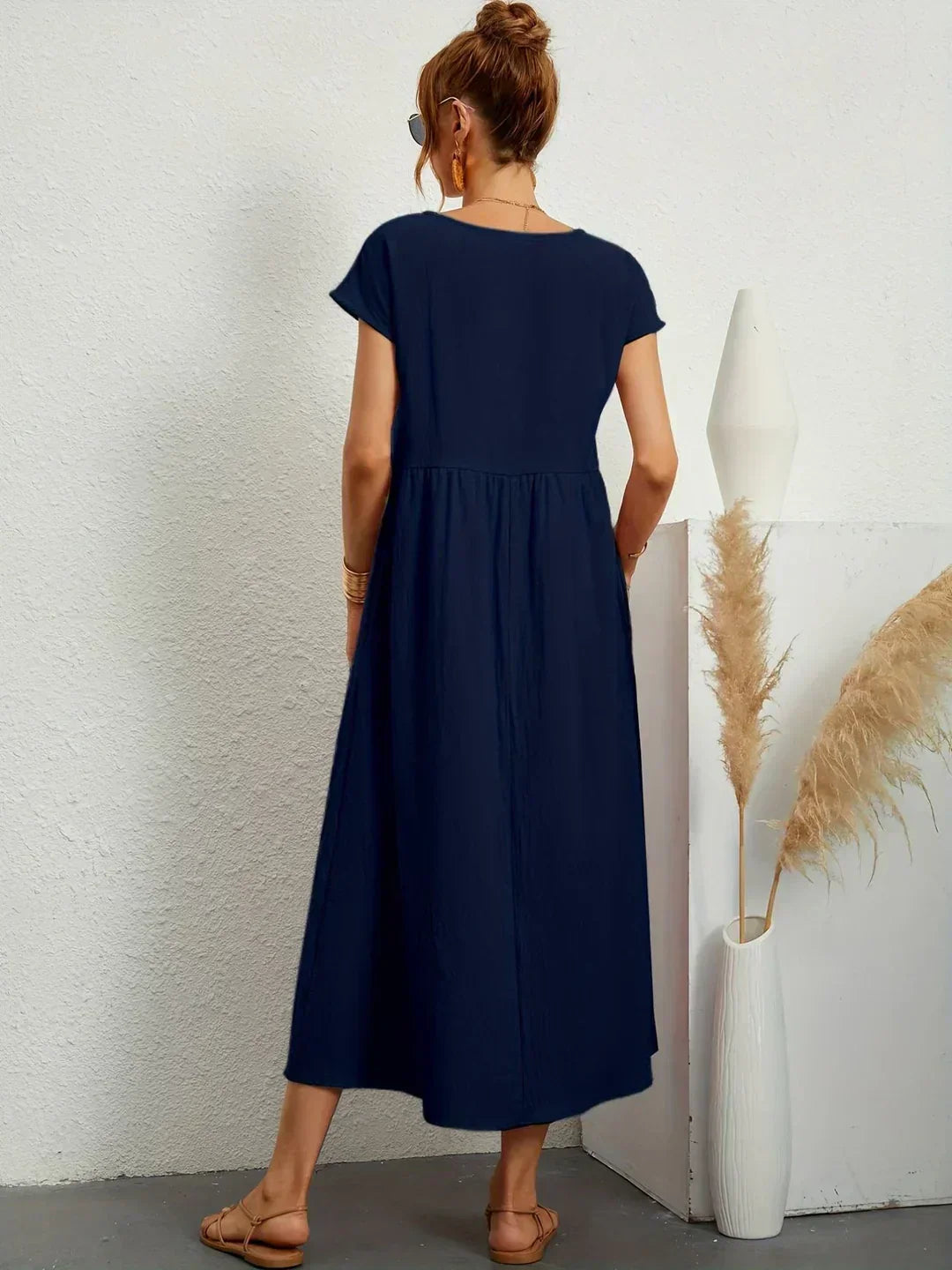 Calira - Midi Cotton Dress