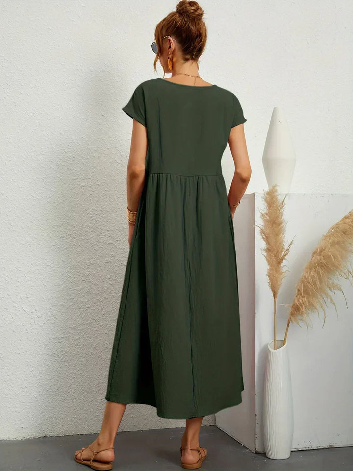 Calira - Midi Cotton Dress