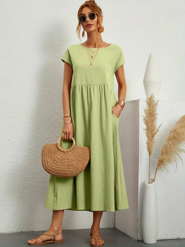 Calira - Midi Cotton Dress