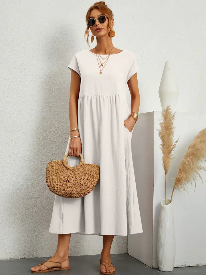 Calira - Midi Cotton Dress
