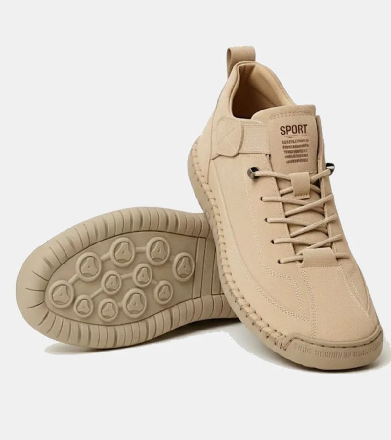 Kevara - Wide Toe Box Leather Sneakers