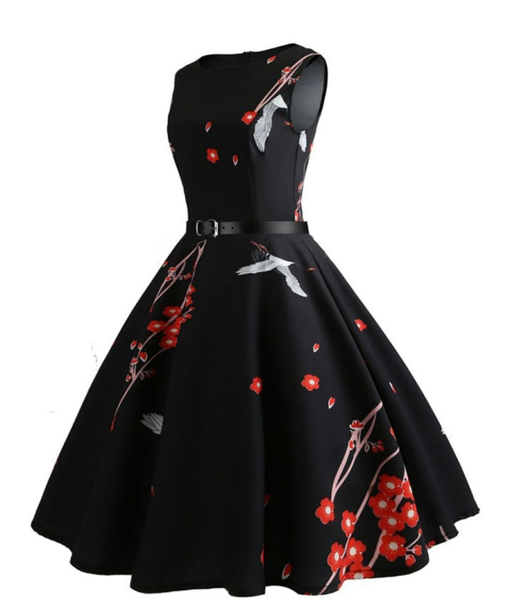 Nalise - Belted Stretch Jersey Dress