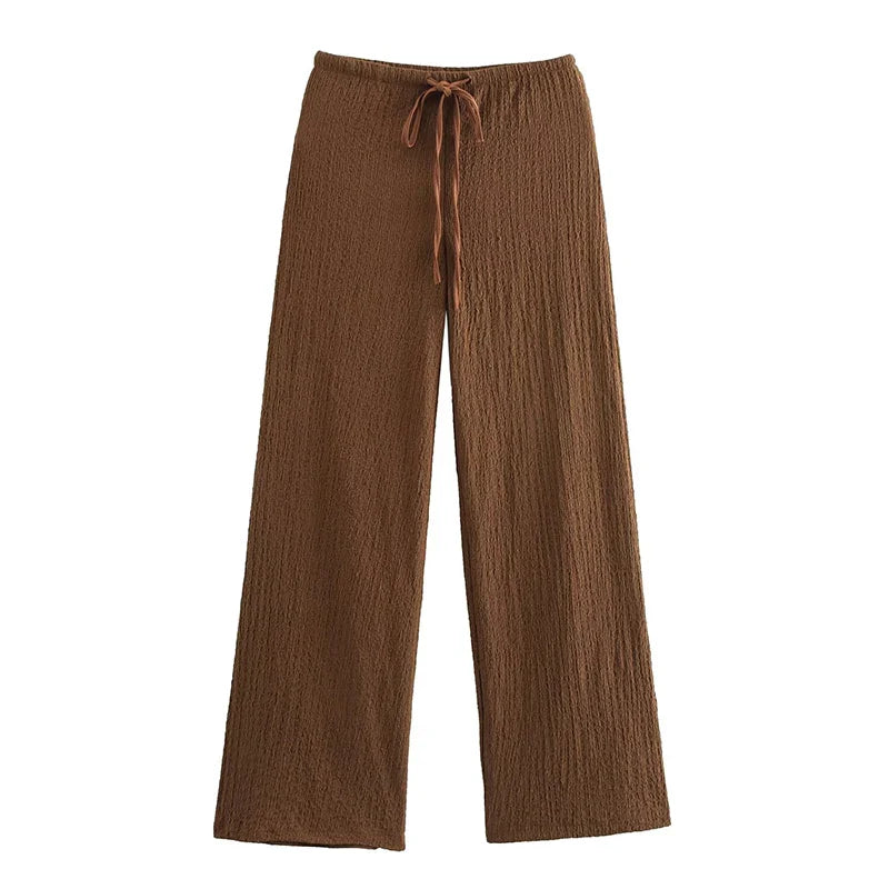 Lenaya - Wide-Leg Lightweight Woven Set