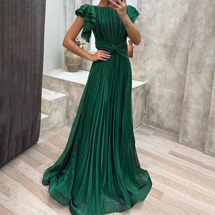 Vesara - Pleated Evening Dress