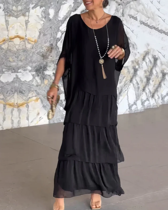 Avalen - Ruffled Woven Maxi Dress