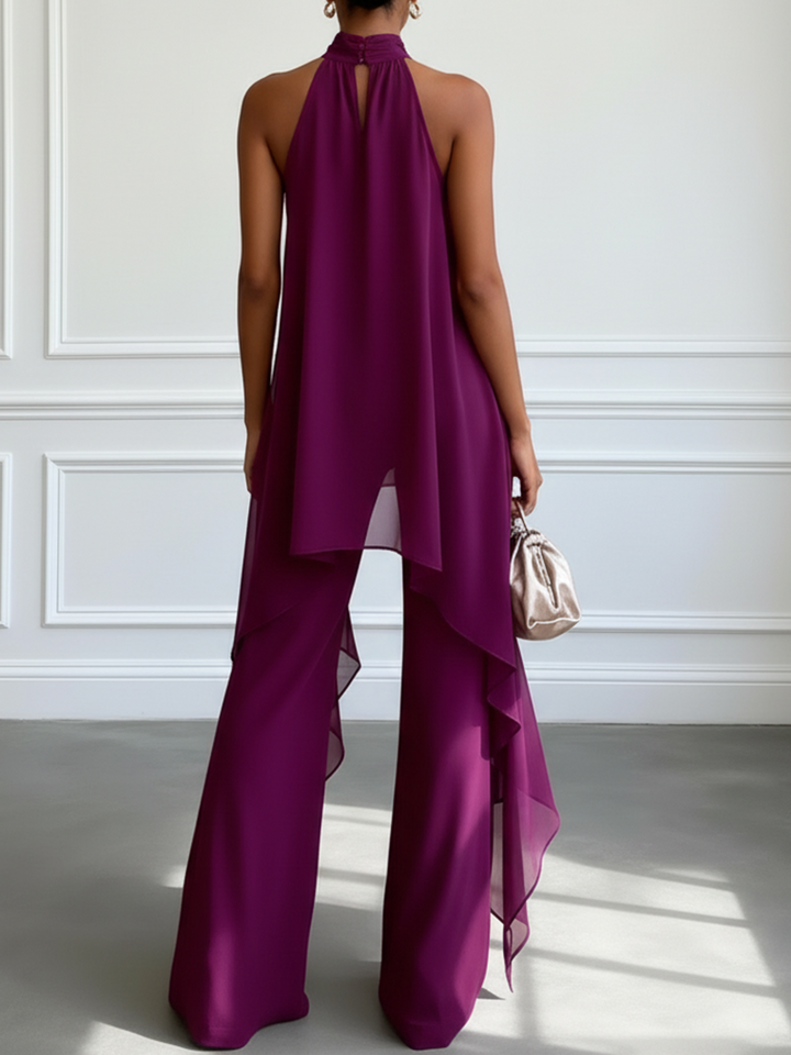 Orlise - Halter Woven Trouser Suit