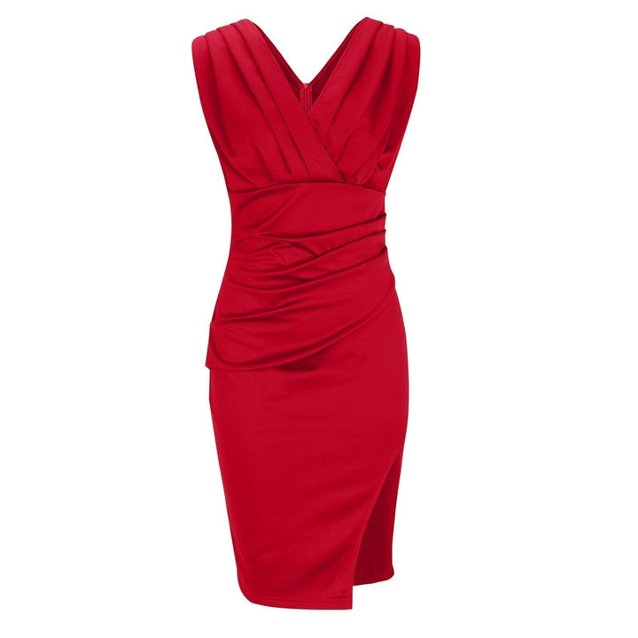 Soreli - Draped Stretch Knit Midi Dress