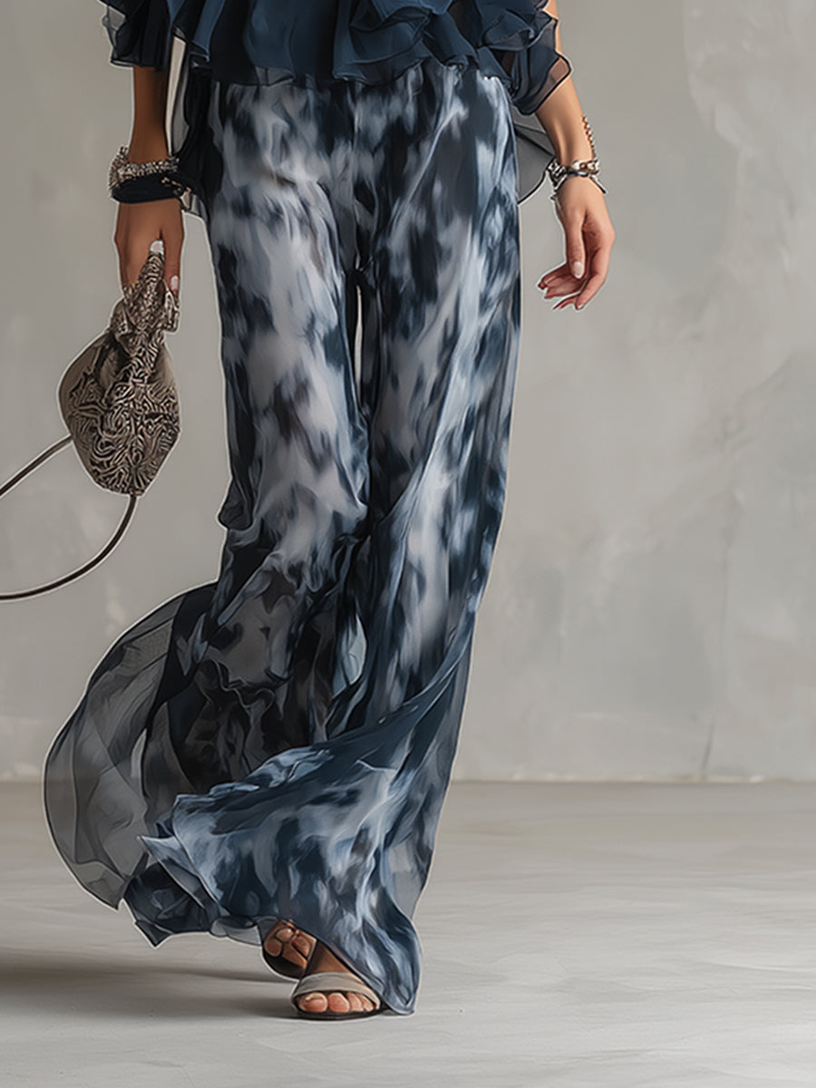 Rivana - Halter Neck Chiffon Set