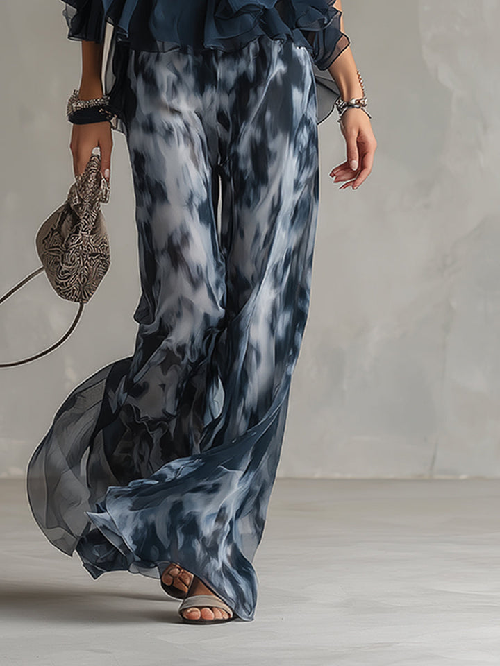 Rivana - Halter Neck Chiffon Set