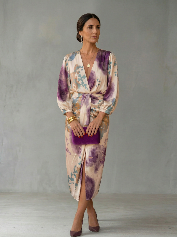 Leniva - Wrap-Front Dress