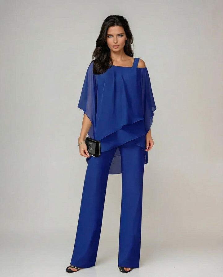 Vesara - Asymmetric Layered Woven Set