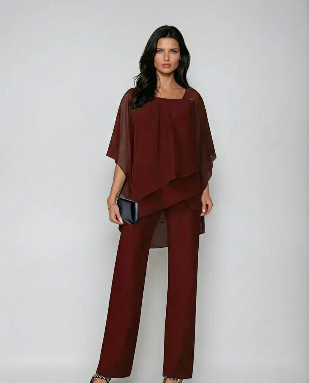 Vesara - Asymmetric Layered Woven Set