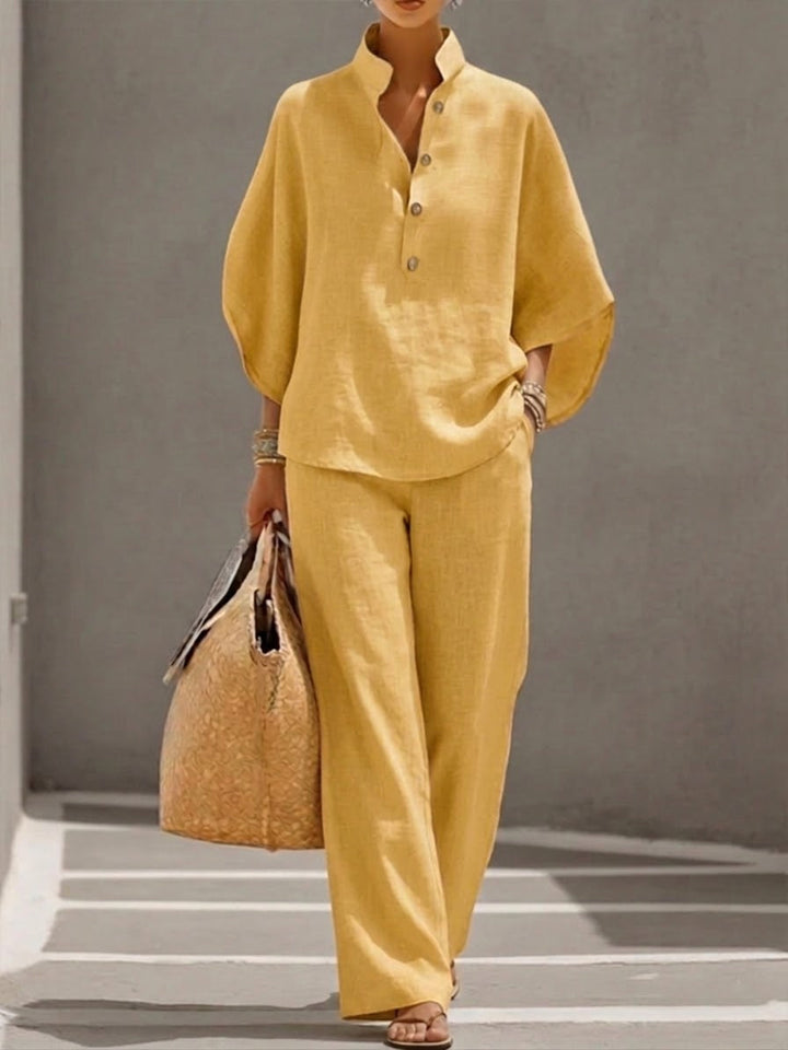 Velira - Batwing Sleeve Set