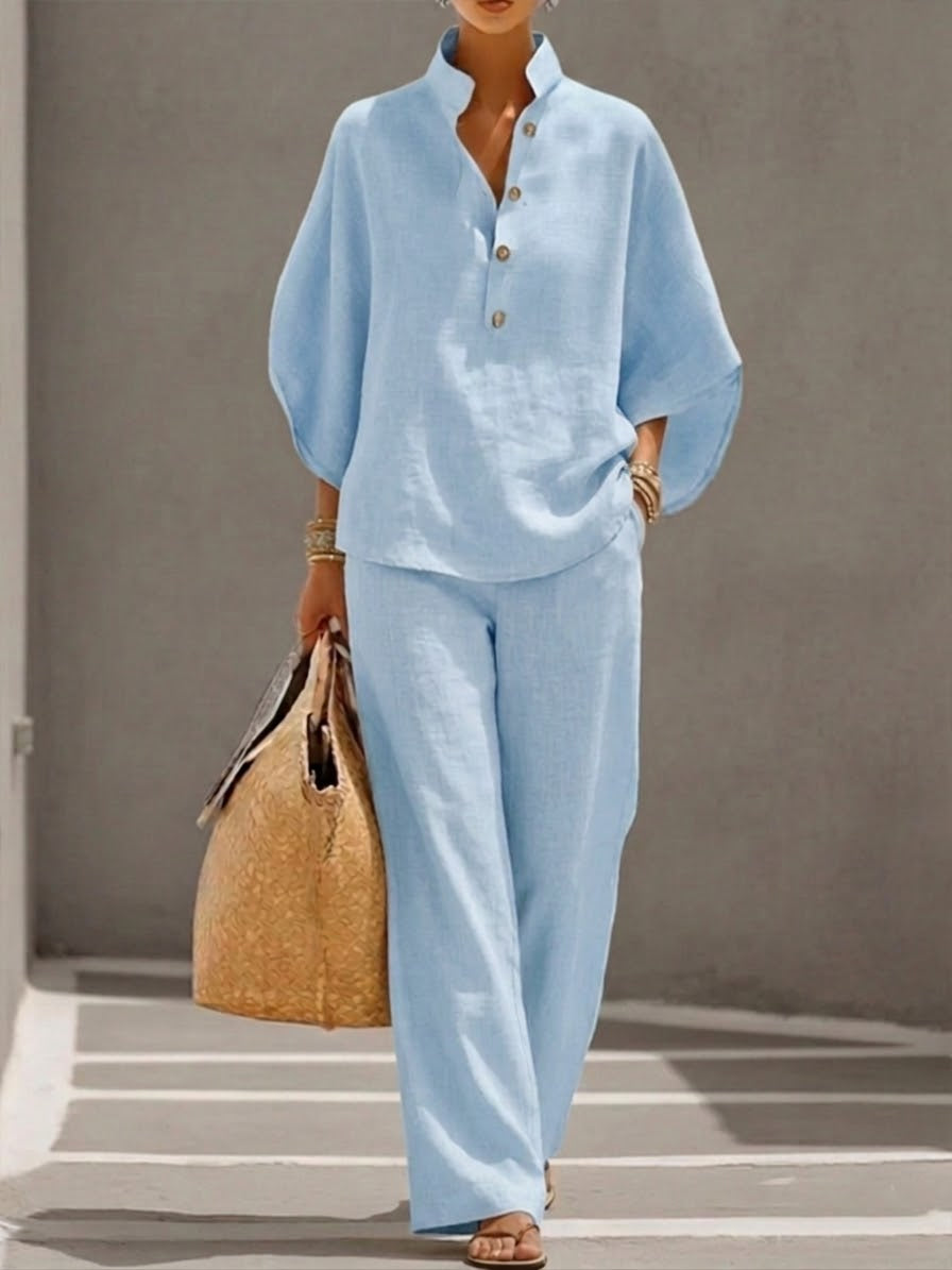 Velira - Batwing Sleeve Set
