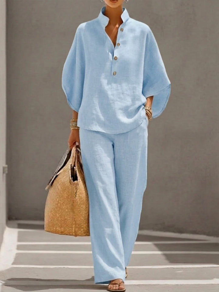 Velira - Batwing Sleeve Set