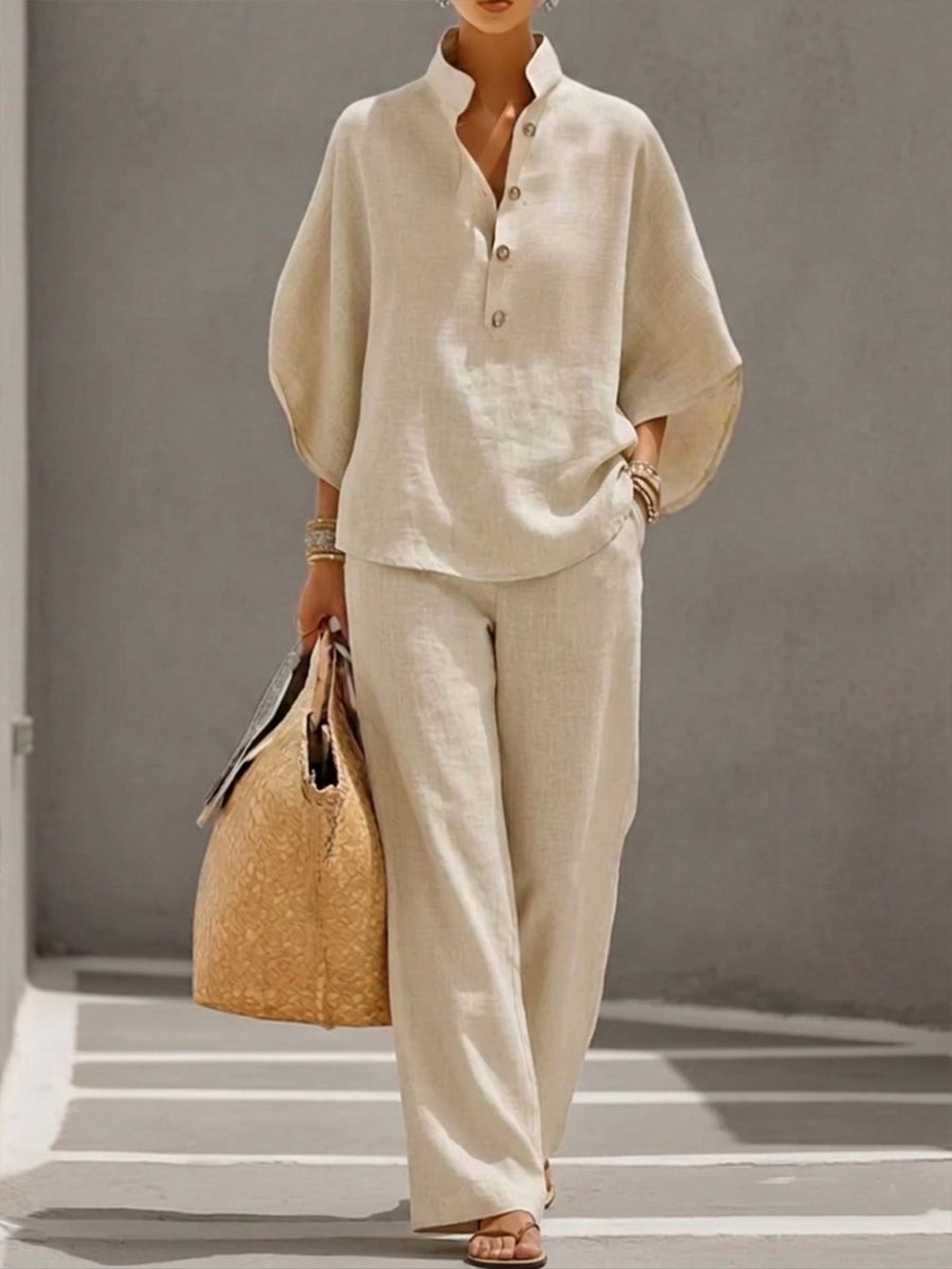 Velira - Batwing Sleeve Set