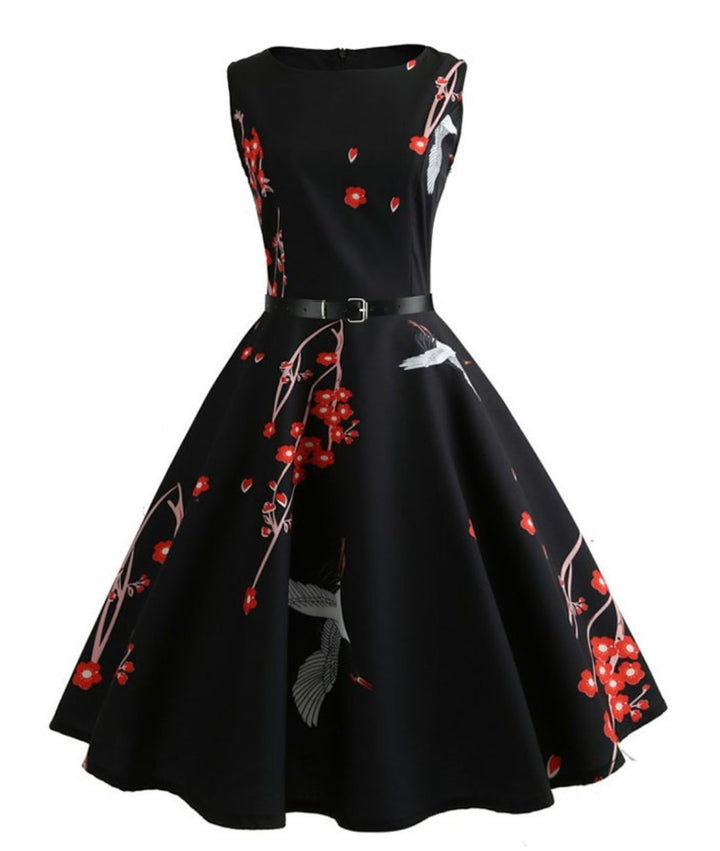 Nalise - Belted Stretch Jersey Dress