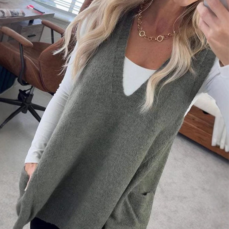 Kelira - Pocketed Woven Top