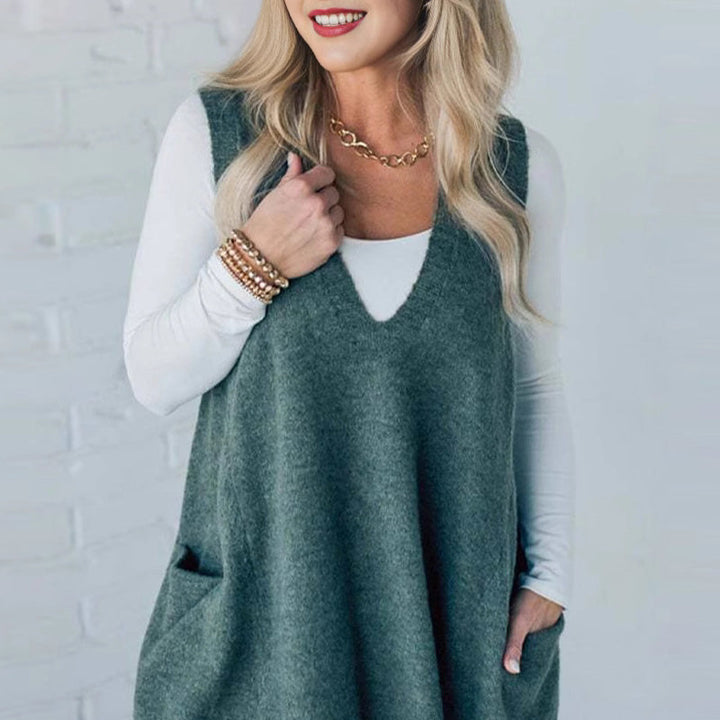 Kelira - Pocketed Woven Top