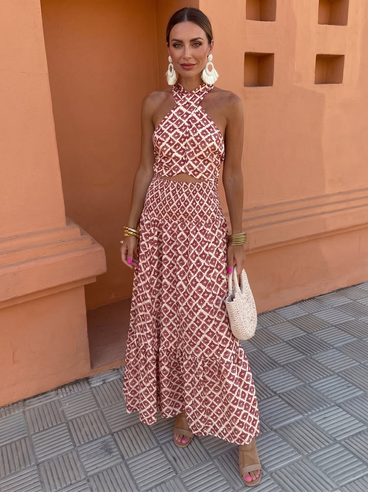 Zareli - Off-Shoulder Woven Set